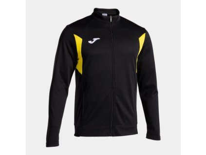 Pánská/Chlapecká sportovní mikina JOMA CHAQUETA WINNER III NEGRO AMARILLO (Velikost 2XL, Barva BLACK-YELLOW)