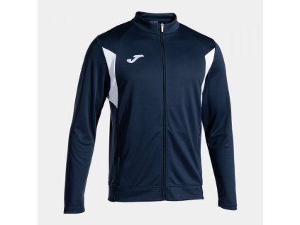 Pánská/Chlapecká sportovní mikina JOMA CHAQUETA WINNER III MARINO BLANCO (Velikost 2XL, Barva NAVY-WHITE)