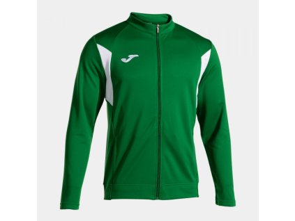 Pánská/Chlapecká sportovní mikina JOMA CHAQUETA WINNER III VERDE BLANCO (Velikost 2XL, Barva GREEN-WHITE)