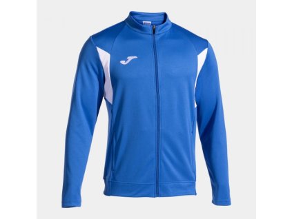 Pánská/Chlapecká sportovní mikina JOMA CHAQUETA WINNER III ROYAL BLANCO (Velikost 2XL, Barva ROYAL-WHITE)