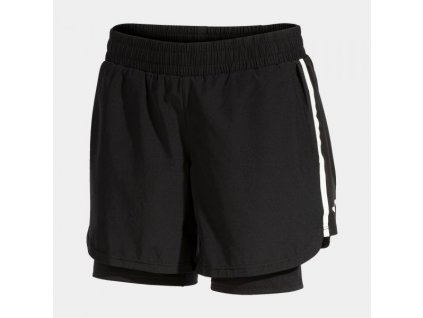 Dámské tenisové šortky JOMA CHALLENGE SHORT BLACK