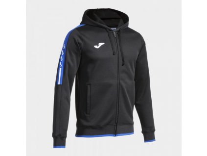 Pánská/Chlapecká sportovní mikina JOMA CHAQUETA CON CAPUCHA OLIMPIADA NEGRO ROYAL (Velikost 2XL, Barva BLACK-ROYAL)