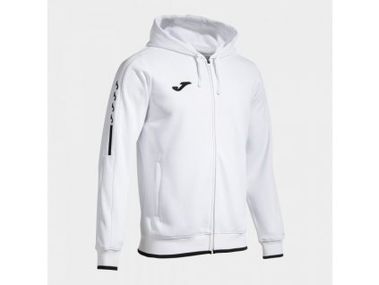Pánská/Chlapecká sportovní mikina JOMA CHAQUETA CON CAPUCHA OLIMPIADA BLANCO