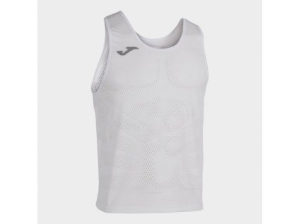 Pánské sportovní tílko JOMA MARATHON TANK TOP WHITE