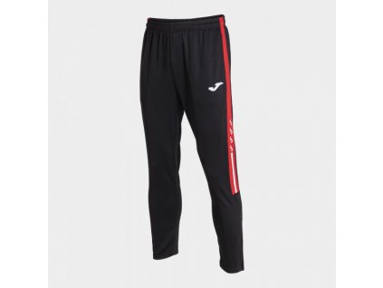 Pánské/Chlapecké sportovní tepláky JOMA PANTALÓN LARGO OLIMPIADA NEGRO ROJO