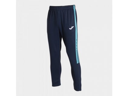 Pánské/Chlapecké sportovní tepláky JOMA PANTALÓN LARGO OLIMPIADA MARINO TURQUESA FLÚOR (Velikost 2XL, Barva NAVY)