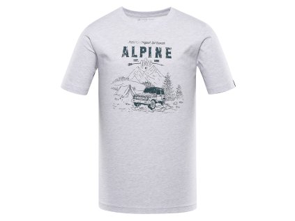 Pánské bavlněné triko ALPINE PRO GORAF white varianta pa