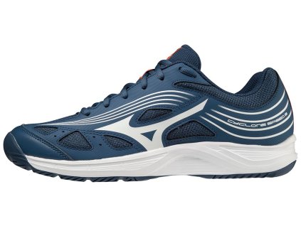 Unisex halová obuv Mizuno CYCLONE SPEED 3(U) / DarkDenim/Wht/ScarletIbi / 40.0/6.5