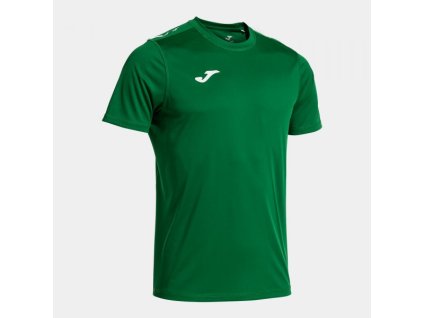 Pánské/Chlapecké sportovní tričko JOMA CAMISETA MANGA CORTA OLIMPIADA HANDBALL VERDE (Velikost 2XL, Barva GREEN)