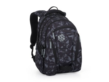 Studentský batoh Bagmaster BAG 24 B Černo Šedý