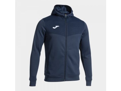 Pánská/Chlapecká sportovní mikina JOMA CHAQUETA CON CAPUCHA CAMPUS STREET MARINO (Velikost 2XL, Barva NAVY)