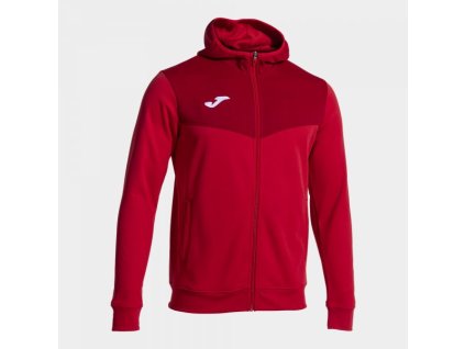 Pánská/Chlapecká sportovní mikina JOMA CHAQUETA CON CAPUCHA CAMPUS STREET ROJO (Velikost 2XL, Barva RED)