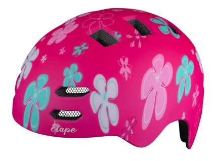 Etape – dětská cyklistická přilba BUDDY, růžová/mint