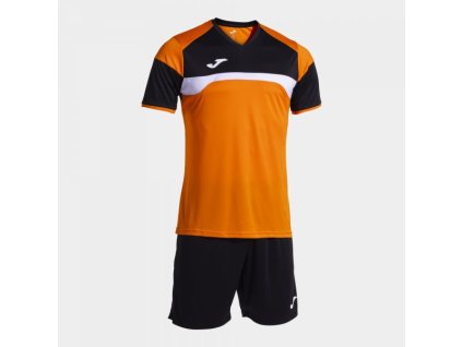 Pánská/Chlapecká sportovní souprava JOMA DANUBIO III SET ORANGE BLACK (Velikost 2XL, Barva ORANGE-BLACK)