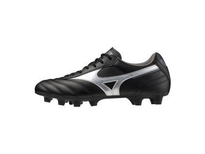 Pánská fotbalová obuv Mizuno MORELIA II CLUB FG / Black/Galaxy Silver/Dark Shadow