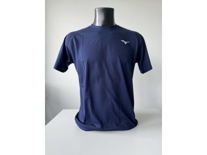 Pánské sportovní tričko Mizuno Drylite Tee Mens / Navy