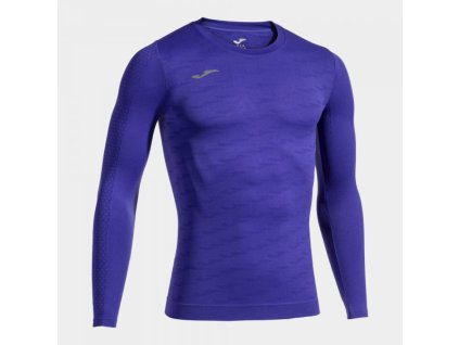 Pánské termo tričko JOMA BRAMA CLASSIC LONG SLEEVE T-SHIRT PURPLE (Velikost L-XL, Barva VIOLET)