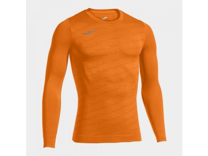 Pánské termo tričko JOMA BRAMA CLASSIC LONG SLEEVE T-SHIRT ORANGE (Velikost L-XL, Barva ORANGE)