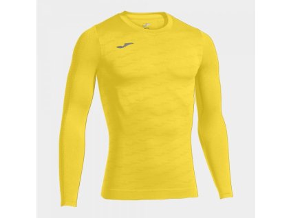 Pánské termo tričko JOMA CAMISETA MANGA LARGA BRAMA CLASSIC AMARILLO (Velikost L-XL, Barva YELLOW)