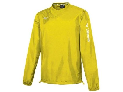 Chlapecká sportovní bunda Mizuno Trad Rain Jacket JR / Yellow Fluo (Variant 116)