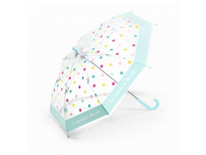 Dívčí holový deštník Essentials Bambino 48558 Puntíky