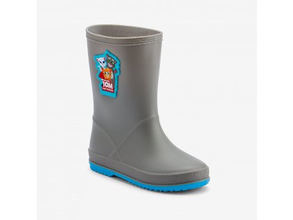 COQUI RAINY Holínky TT& 8505 Mid. Grey/New Blue