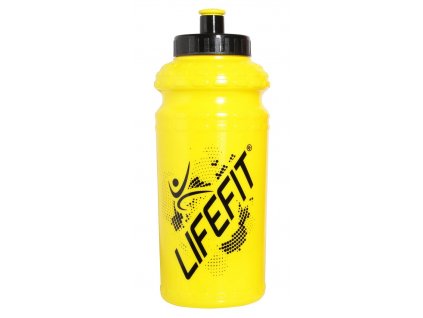 Cyklo láhev LIFEFIT® 9992, 600ml, žlutá