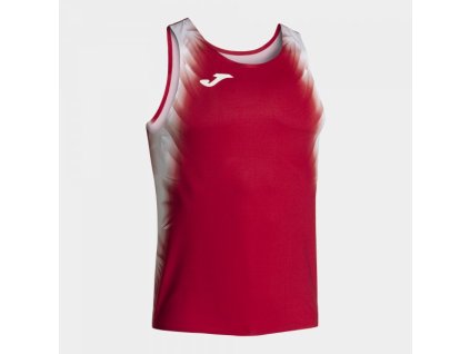 Pánské/Chlapecké sportovní tílko JOMA ELITE XI TANK TOP RED WHITE (Velikost L, Barva RED-WHITE)
