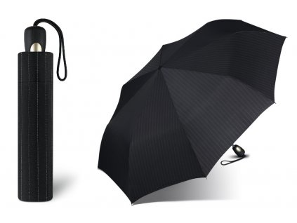 Pánský vystřelovací deštník Esprit Černý proužek 50356