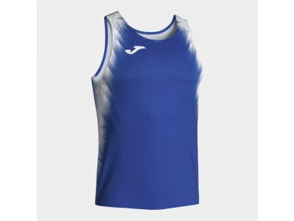 Pánské/Chlapecké sportovní tílko JOMA ELITE XI TANK TOP ROYAL WHITE (Velikost L, Barva ROYAL-WHITE)