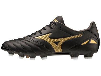 Pánské fotbalové lisovky MORELIA NEO IV PRO / Black/Gold/Black (Velikost 39.0/6.0)