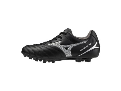 Dětská fotbalová obuv Mizuno MONARCIDA NEO III SELECT Jr AG / Black/Silver (Velikost 32.5/1.0)