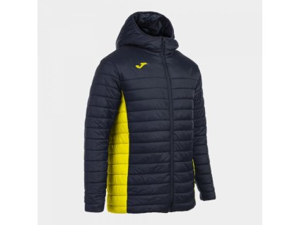 Pánská/Chlapecká sportovní zimní bunda JOMA URBAN V ANORAK NAVY YELLOW (Velikost 2XL, Barva NAVY-YELLOW)