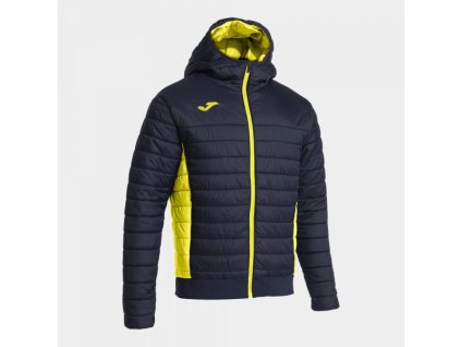 Pánská/chlapecká sportovní zimní bunda JOMA URBAN V BOMBER JACKET NAVY YELLOW (Velikost 2XL, Barva NAVY-YELLOW)