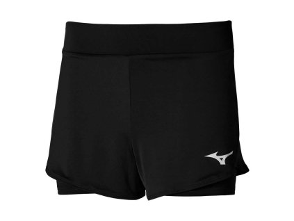 Dámské sportovní šortky Mizuno Flex Short / Black (Velikost XL)