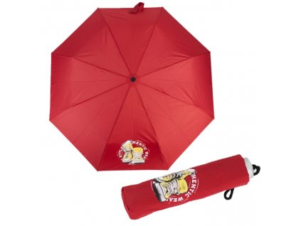 Dětský skládací deštník Doppler Mini Light Cool Kids Boty barva červená