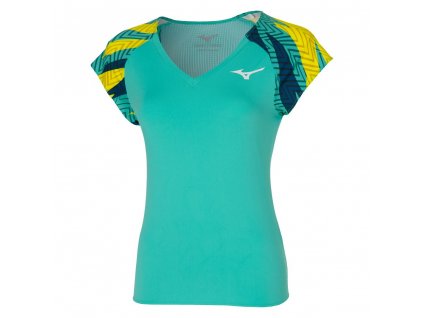 Dámské sportovní tričko Mizuno Tee / Turquoise