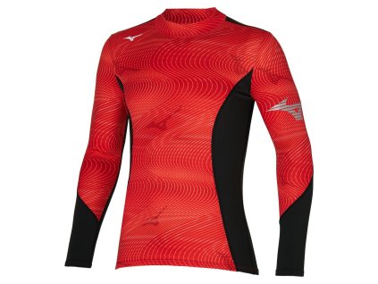 Pánské sportovní tričko Mizuno Virtual Body G3 High / Fiery Red