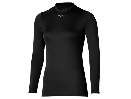 Dámské termo tričko Mizuno Mid Weight Crew / Black (Velikost S)