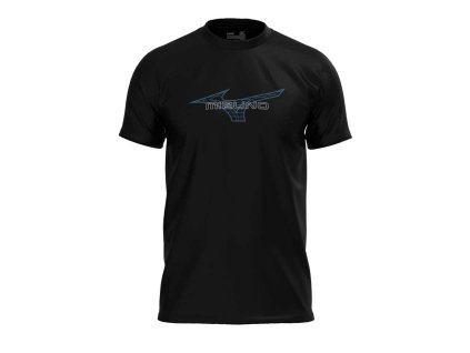 Athletics Mizuno Tee / Black / S (Velikost S)