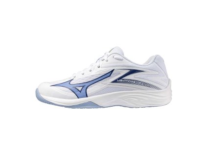 Dětská halová obuv Mizuno LIGHTNING STAR Z7 Jr(C) / White/BellwetherBlue/BelAirBlu