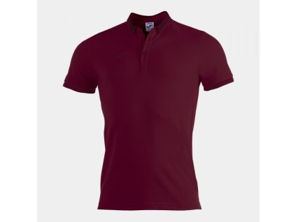 Pánské/Chlapecké tričko JOMA POLO SHIRT BALI II BURGUNDY S/S
