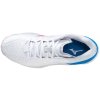 Unisex halová obuv Mizuno WAVE STEALTH NEO / WHITE / IGNITION RED / FRENCH BLUE (Velikost 51.0/15.0)