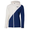 Dámská bunda Mizuno Mugen Hooded Jacket / White / Estate Blue (Velikost S)