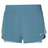 Pánské sportovní šortky Mizuno 2in1 4.5 Short(W) / Citadel (Velikost XL)