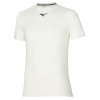 Pánské sportovní tričko Mizuno Frontier Shadow Graphic Tee(M) / White / NeoMint (Velikost S)