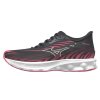 Dámská běžecká obuv Mizuno WAVE SKYRISE 6(W) / Black/Camellia Rose (Velikost 36.5/4.0)