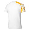 Pánské sportovní tričko Mizuno DB Shadow Graphic SS Tee(M) / White / Citrus (Velikost L)
