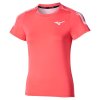 Dámské sportovní tričko Mizuno Daybreakers Printed SS Tee(W) / Calypso Coral (Velikost L)