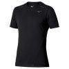 Pánské sportovní tričko Mizuno Tech Light DAF SS Tee(M) / Black (Velikost L)